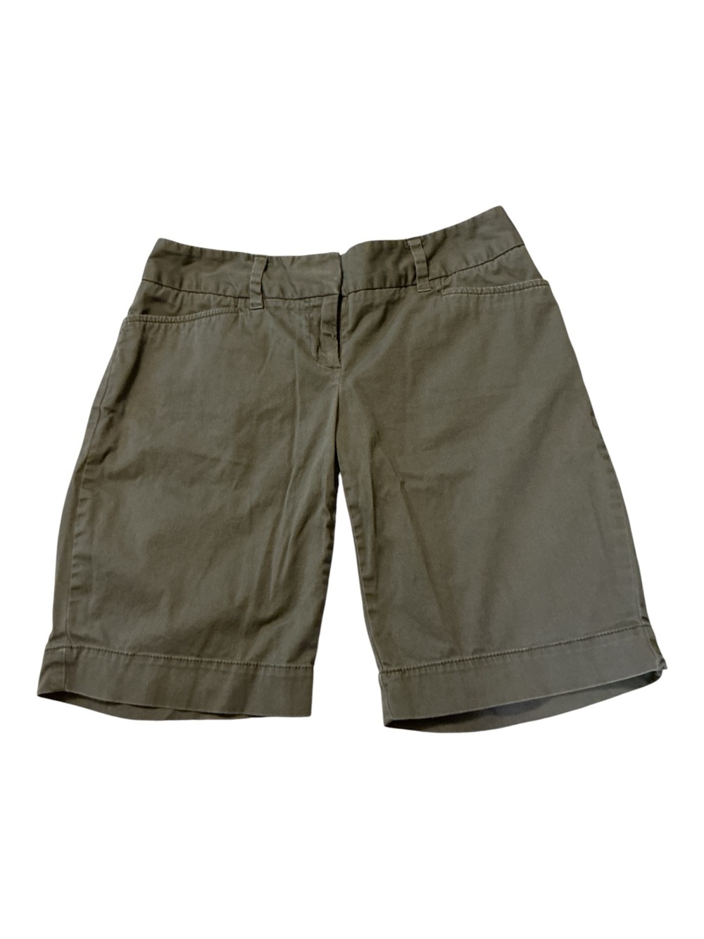 The Limited Olive Green Bermuda Shorts